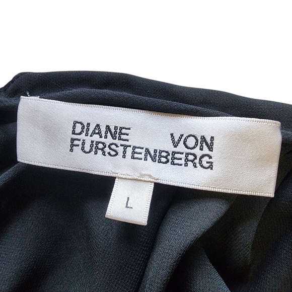 DVF Diane Von Furstenberg Justine Dragonfly Jumpsuit V-neck - Large - Picture 12 of 14